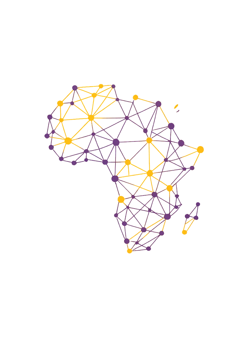 A network map of Africa